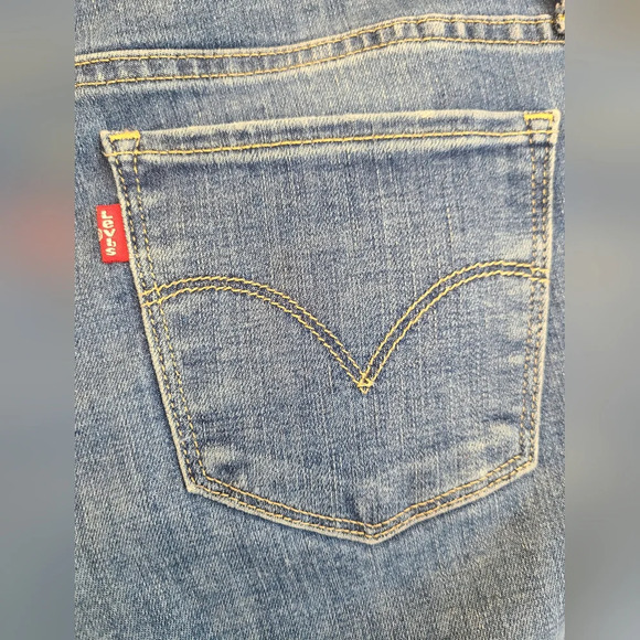 Levi's Made Crafted Womens 711 Skinny 28 Denim Jeans Blue Wash - Picture 3 of 7